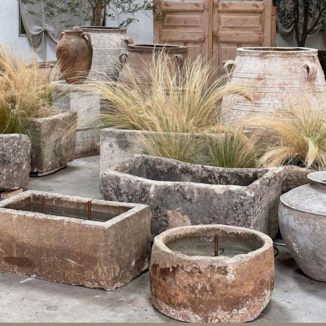 limestone plant pots Limestone Troughs