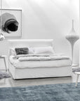 Loll 80 Queen Bed - Lino Bianco