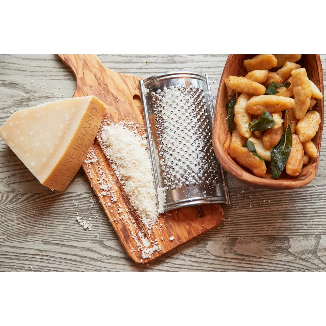 Italian Olivewood Flat Cheese Grater