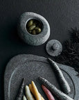 Stone Jar with Lid