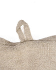 The Linen Moody Kitchen Towel - Natural Black