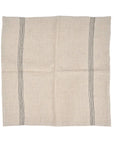 The Lint Biscuit Napkin - Natural Black
