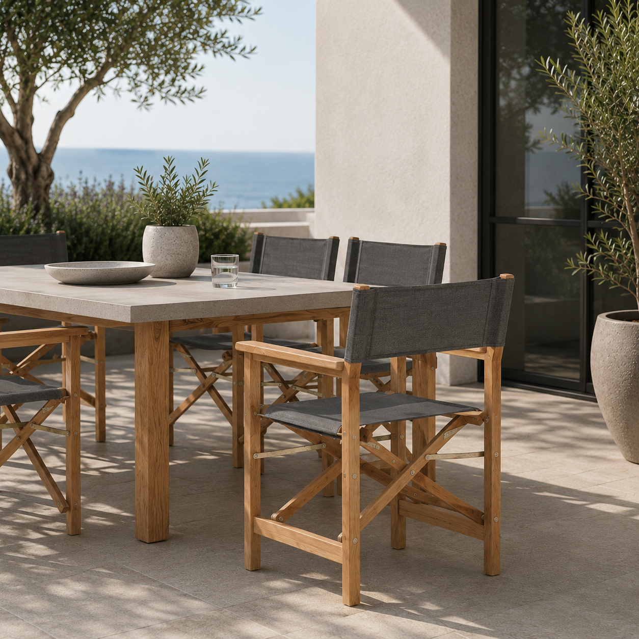 Cancun Mesh Directors Chair – Malibu Market Design