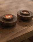 Ring Candle Holder Wood