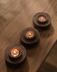 Ring Candle Holder Wood