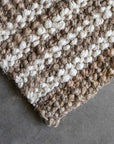 Osbourne Stripe Jute (White & Beige)