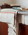 Dock Tea Towel - Leather stripe