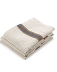 Dock Tea Towel - Leather stripe