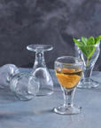 Pebbled Footed Shot Glasses - Set of 4