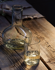 Hand-Etched Blown Carafe Set