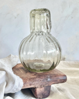 Handblown Fluted Carafe Set