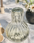 Handblown Fluted Carafe Set