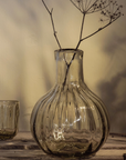 Handblown Fluted Carafe Set