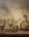 Handblown Fluted Carafe Set