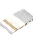 Ash Stripe Fouta Throw