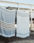 Ash Stripe Fouta Throw