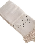 Zig Zag Jute Throw
