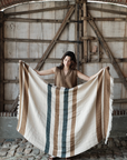 Dakota Stripe Fouta Throw