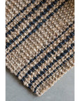 Smith Stripe Jute (Black & Beige)