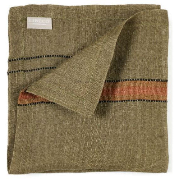 Marie Napkin -  Green Stripe
