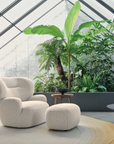 Loll 09 Swivel Armchair - Polar Bear