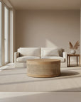 Anja Woven Round Coffee Table