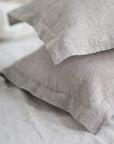 Washed Linen Pillow Sham Set