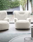 Loll 09 Swivel Armchair - Polar Bear