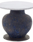 Moon 42 Side Table with Marble Top