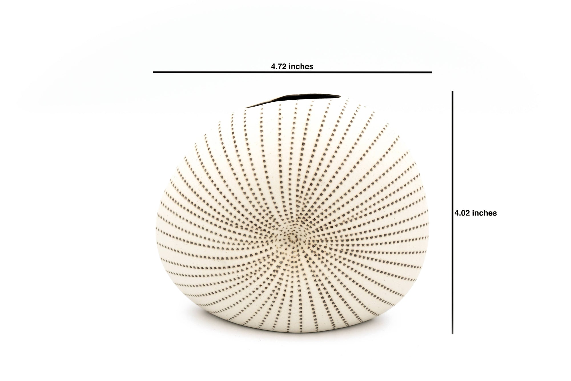 Diva Round Mini Handcrafted Porcelain Bud Vase