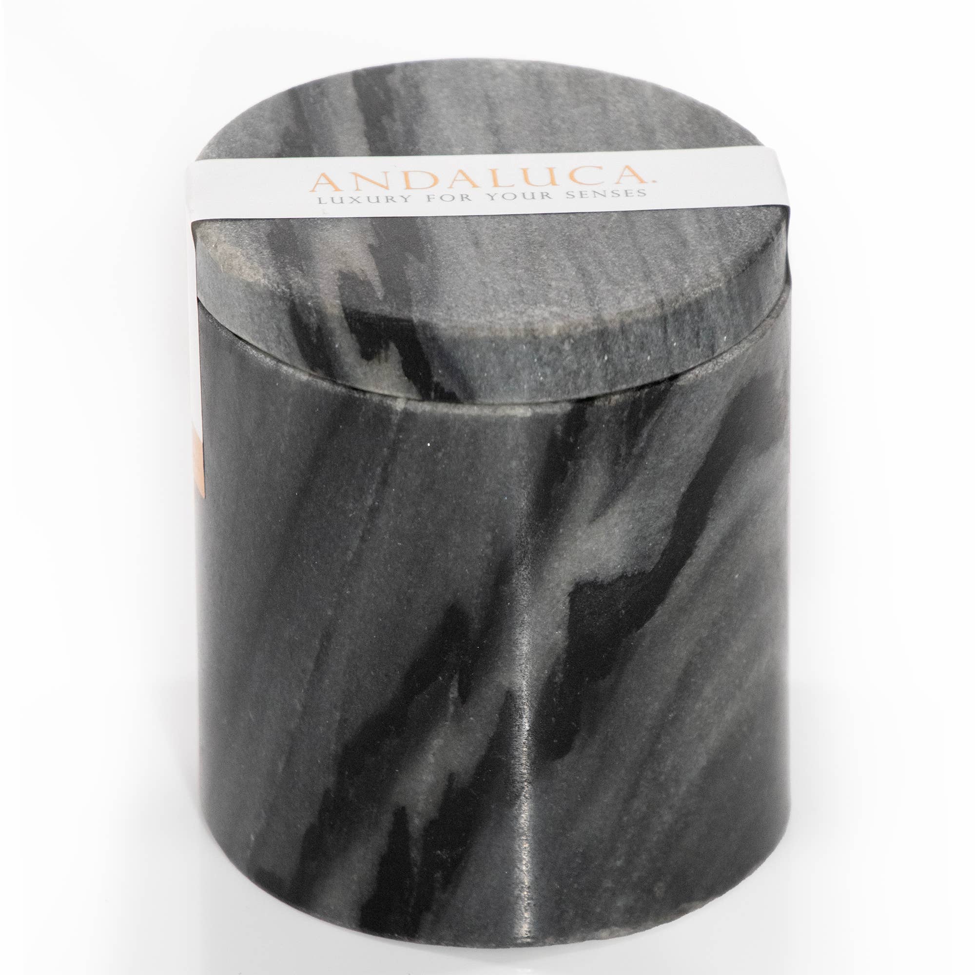 Palo Santo Scented Black Marble Candle