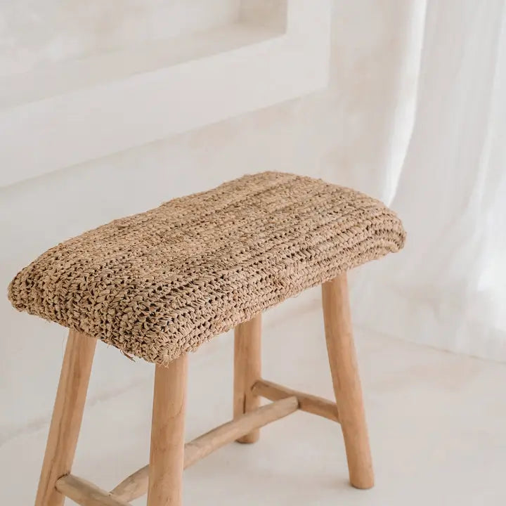 The Raffia Bench