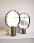 ANTIQUE GOLD TABLETOP MIRROR