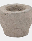 Carved Stone Mortar Bowl