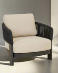 Valencia Rope Sofa Chair - Natural - Carbon Grey