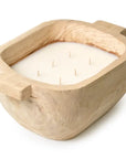 Paulownia Wood Handle Candle