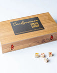 Backgammon Mangowood Game Set