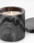 Palo Santo Scented Black Marble Candle