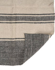 The Linen Smudge Kitchen Towel - Natural Black