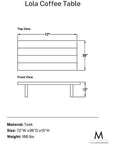 Lola Outdoor Coffee Table
