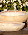 Paulownia Wood Round Candle