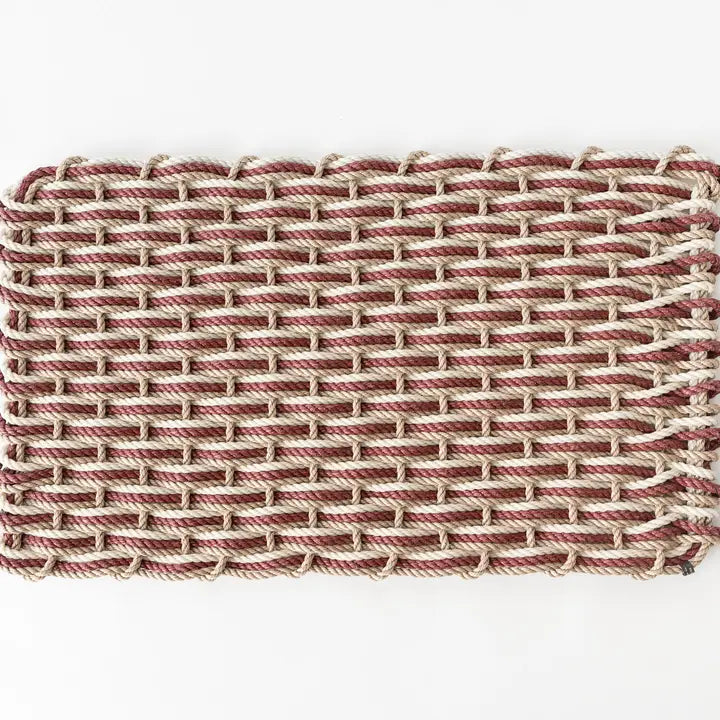 Sand + Pomegranate + Oyster Doormat