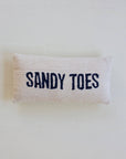 SANDY TOES - Hand Hooked Pillow