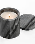 Palo Santo Scented Black Marble Candle