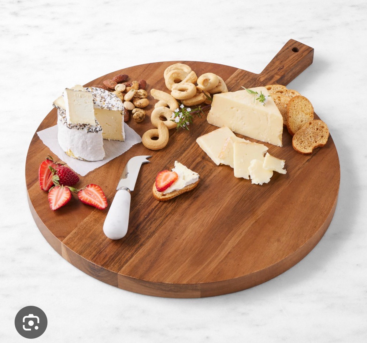 Acacia Circle Serving Board
