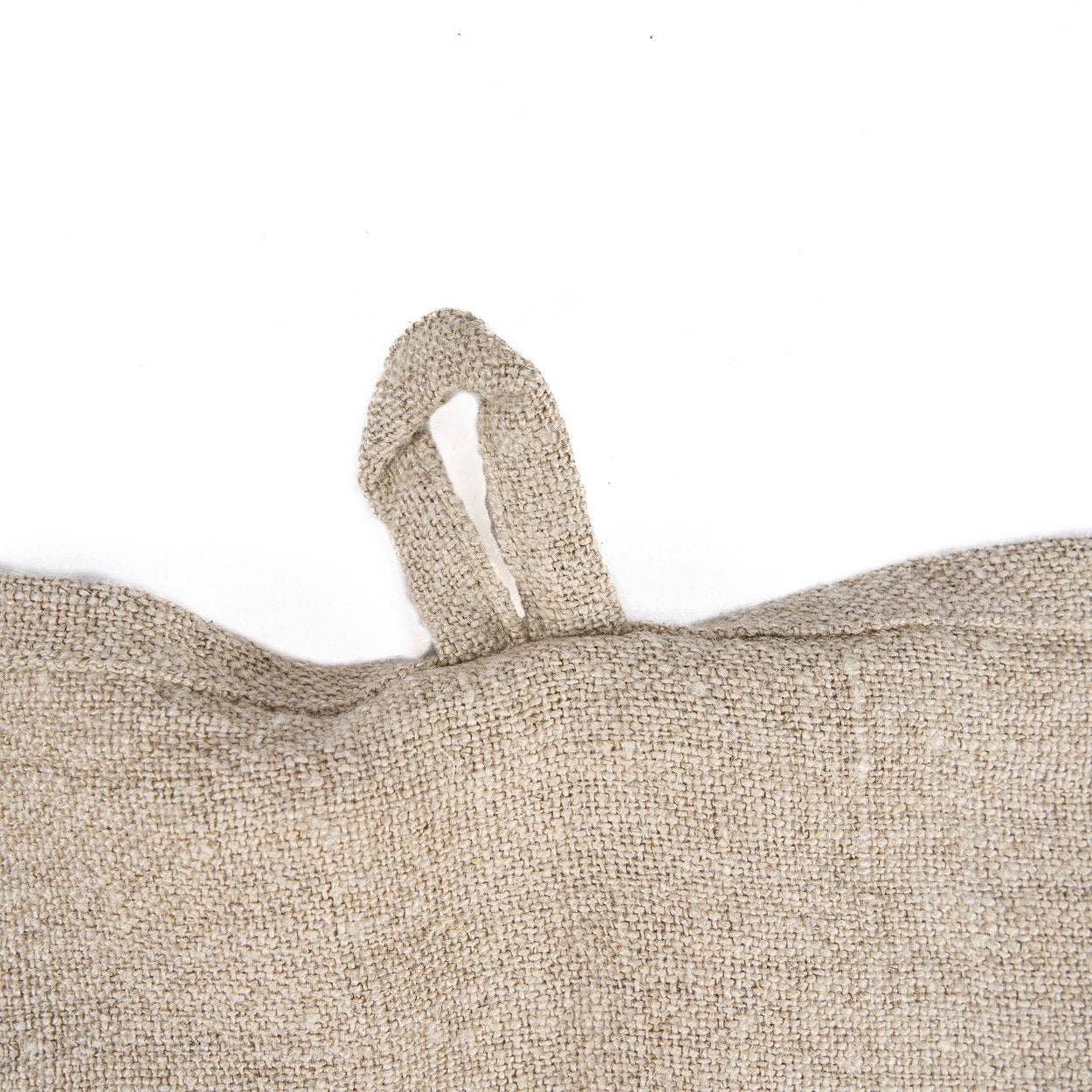 The Linen Moody Kitchen Towel - Natural Black