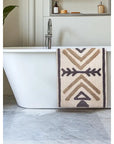 Sitara Geometric Cotton Bath Mat