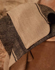 The Linen Moody Kitchen Towel - Natural Black