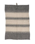 The Linen Smudge Kitchen Towel - Natural Black