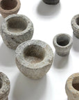 Carved Stone Mortar Bowl